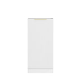 Bondi Laundry 415 Fluted White Base Cabinet