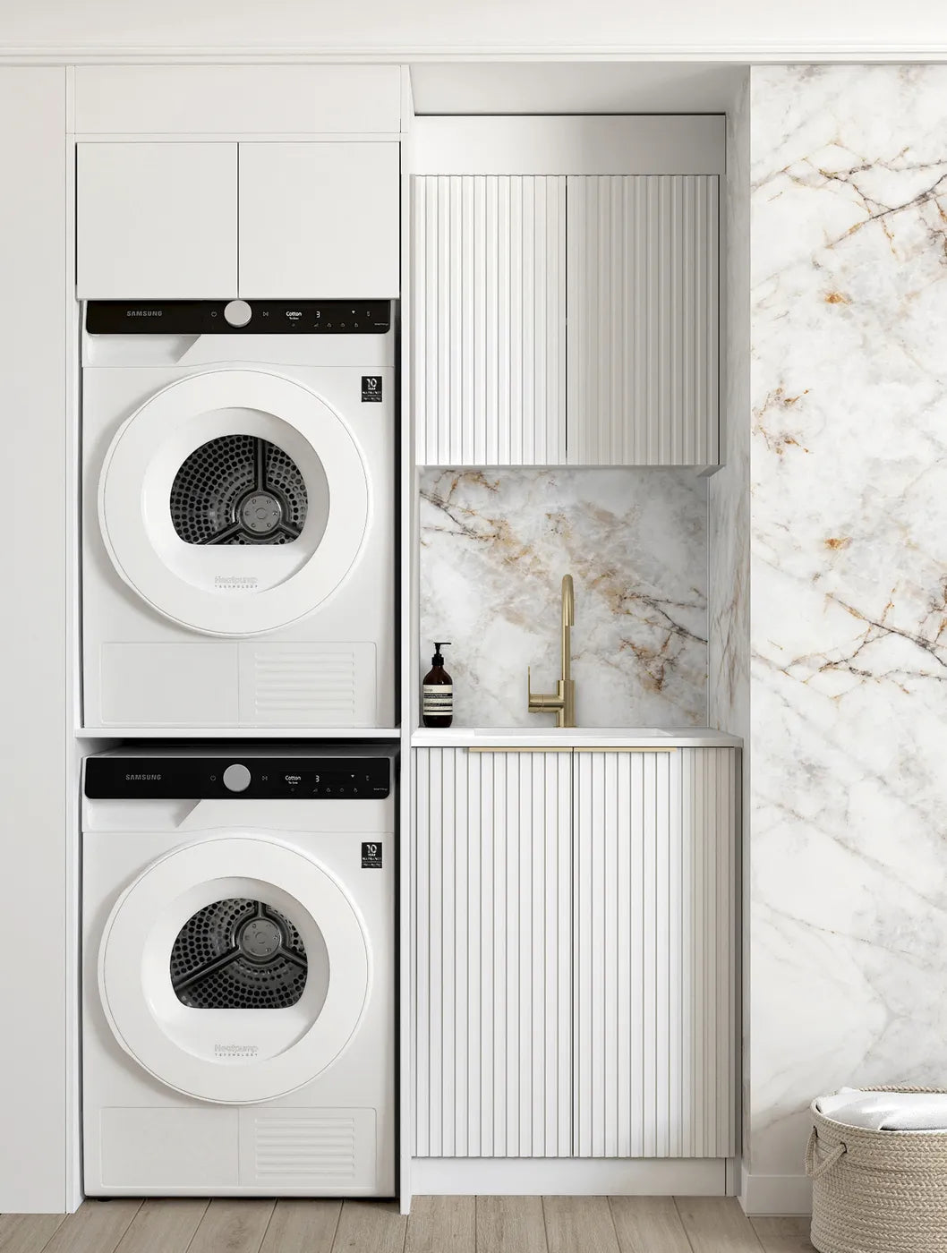 Noosa White Laundry Kit 1305x600x2100