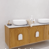 Laguna 1800mm Natural American Oak Wall Hung Vanity