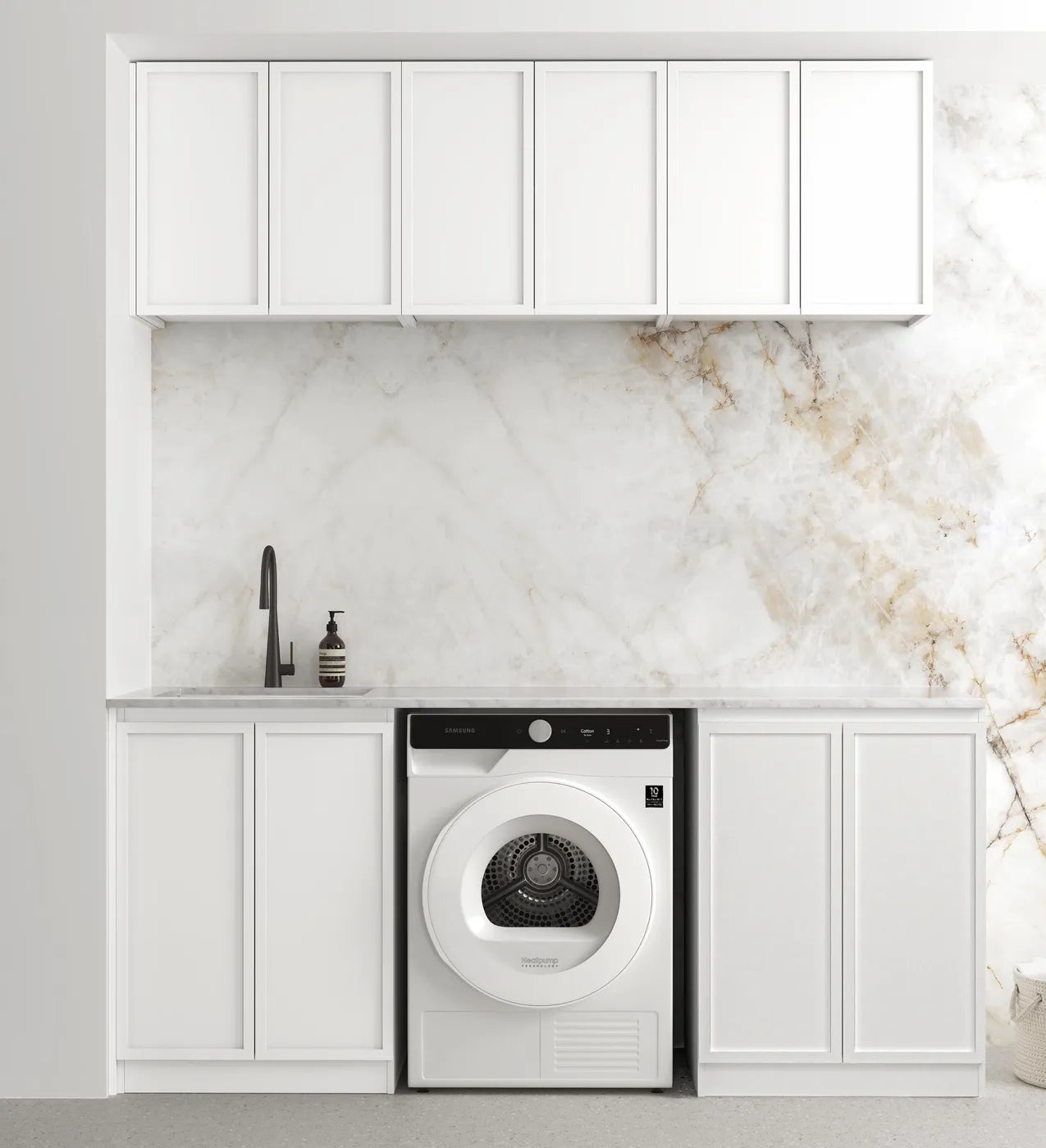 Hampshire White Laundry Kit 1960x600x2100