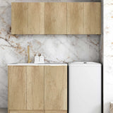 Byron/Bondi Natural Oak Laundry Kit 1715x600x2100