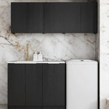 Byron/Bondi Black Oak Laundry Kit 1715x600x2100