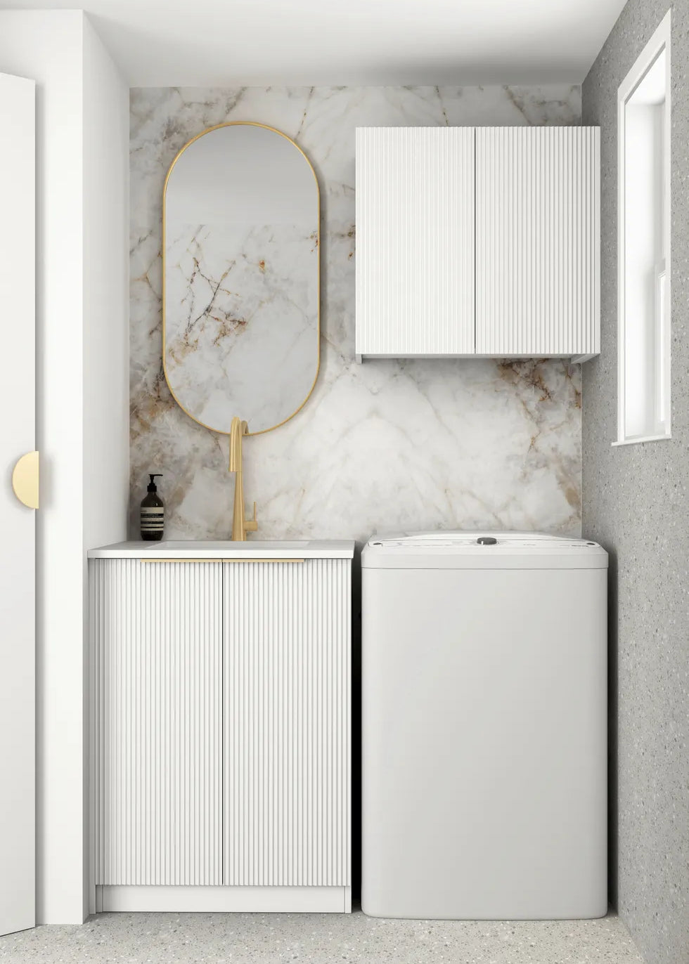 Bondi White Mini Laundry
