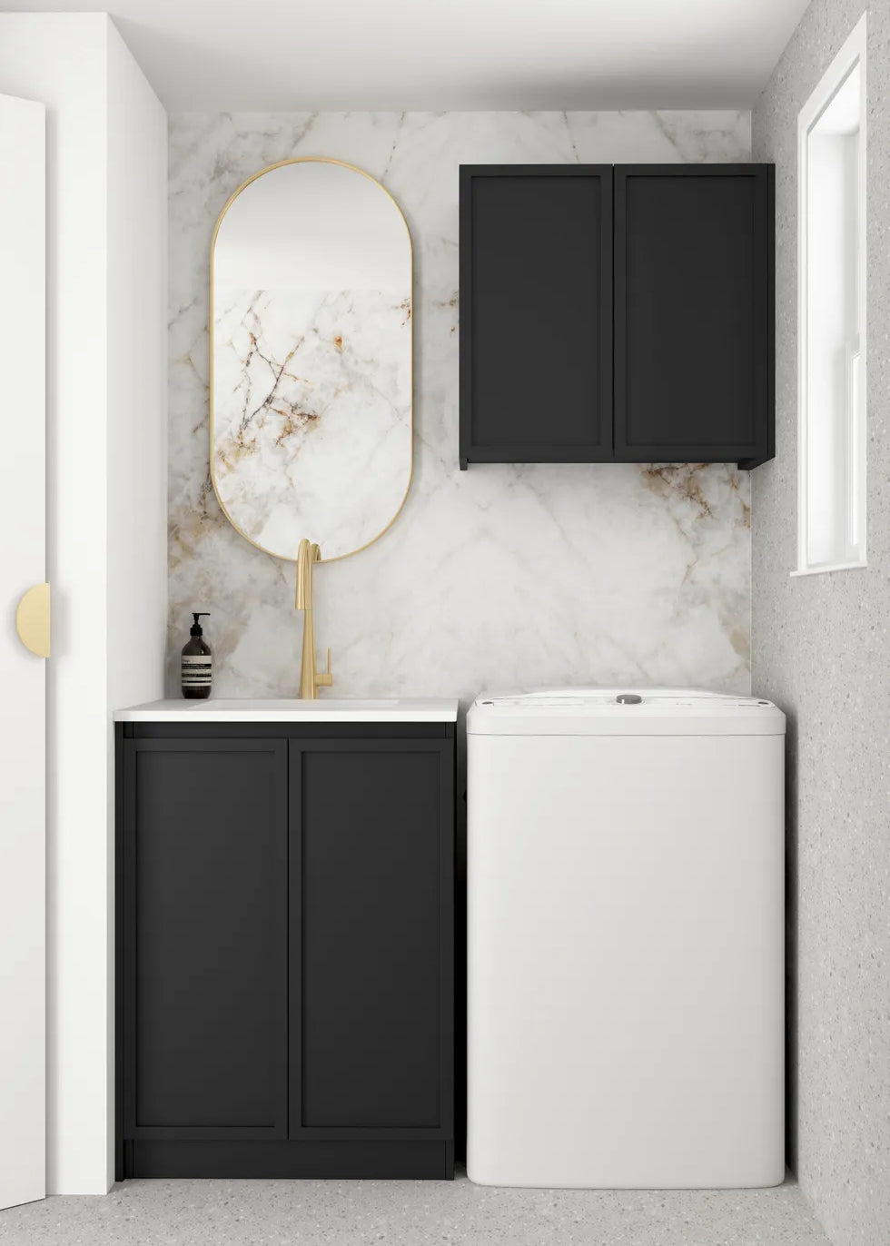Hampshire Black Mini Laundry
