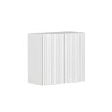 Noosa Laundry 630 Fluted White Wall Cabinet