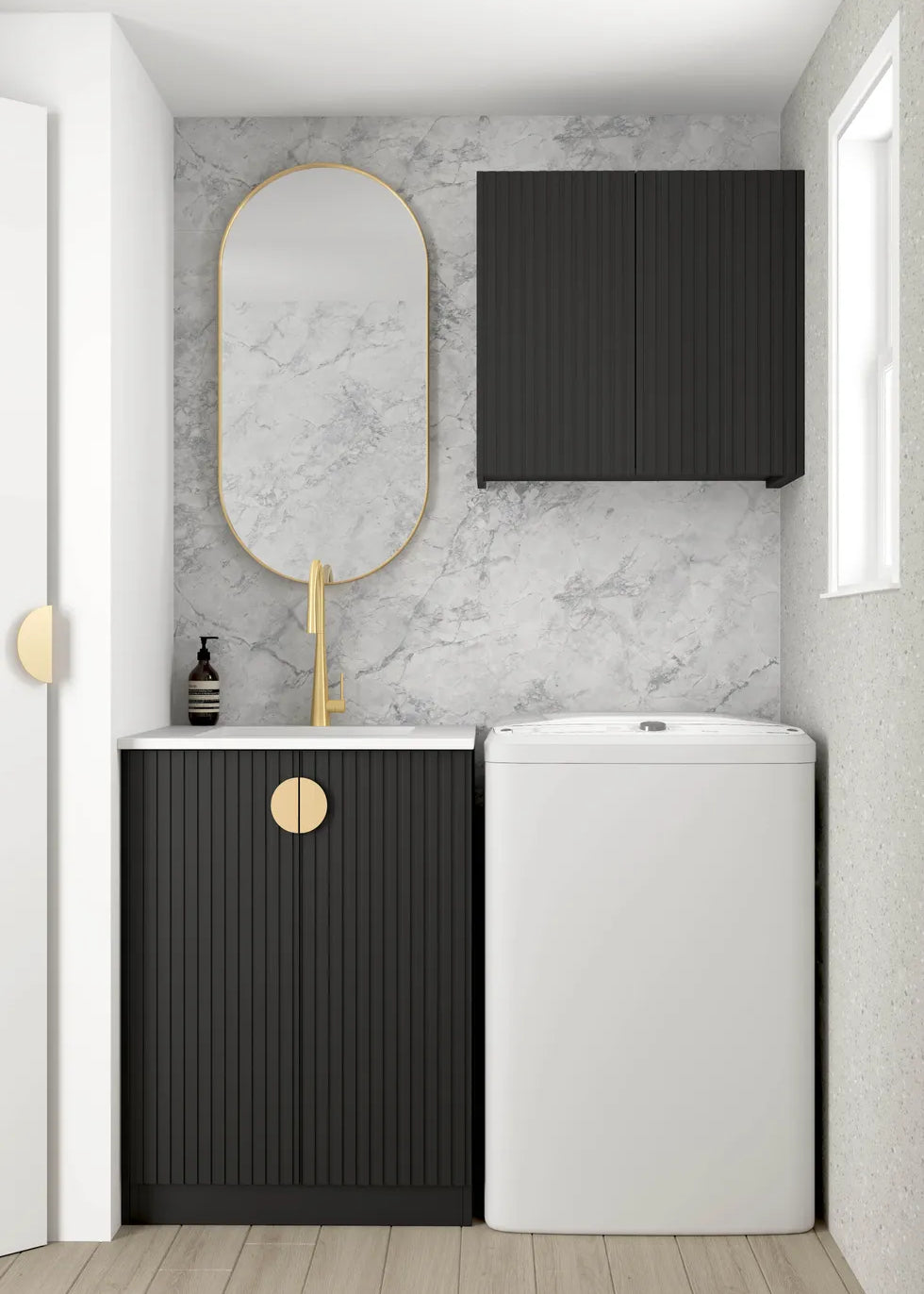 Marlo Black Mini Laundry