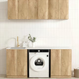 Byron/Bondi Natural Oak Laundry Kit 1960x600x2100