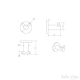 LVB Mica Double Robe Hook