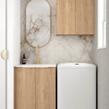 Byron/Bondi Natural Oak Mini Laundry
