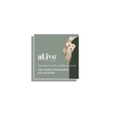 Alive Body Fragrance Sample Card - Blackcurrant & Caribbean Wood
