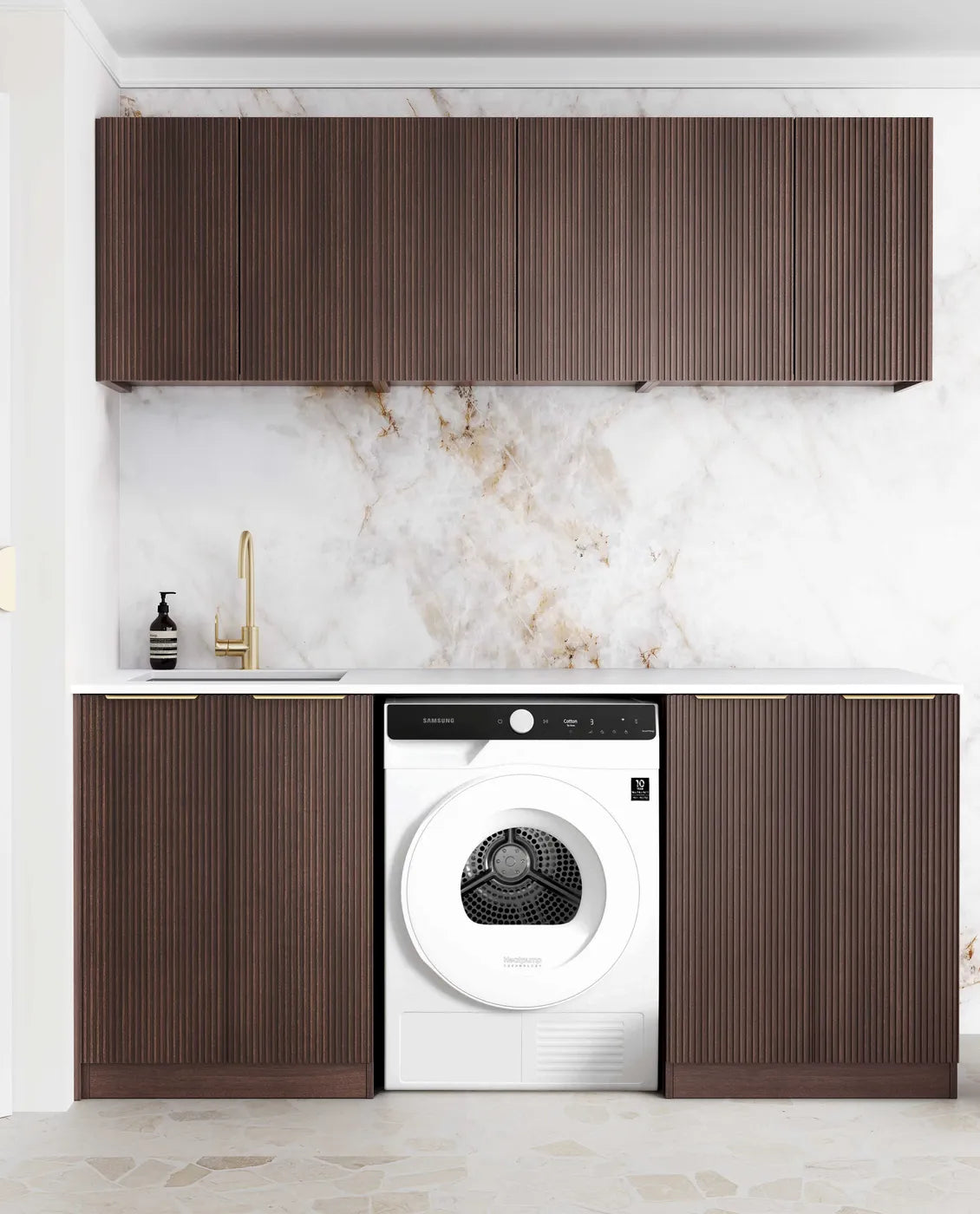 Havana Sable Walnut Laundry Kit 1960x600x2100