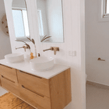Byron 1500mm Natural Oak Wall Hung Vanity