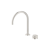 Mica Tall Fluted Gooseneck Hob Sink/Basin Mixer Set