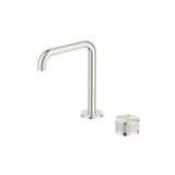 Mica Fluted Soft-Square Hob Basin Mixer Set