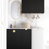 Marlo Black Laundry Kit 1715x600x2100