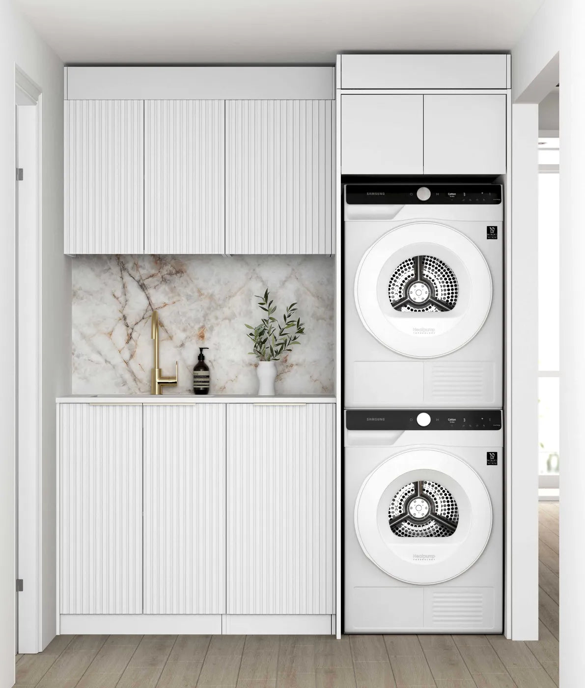Noosa White Laundry Kit 1715x600x2100
