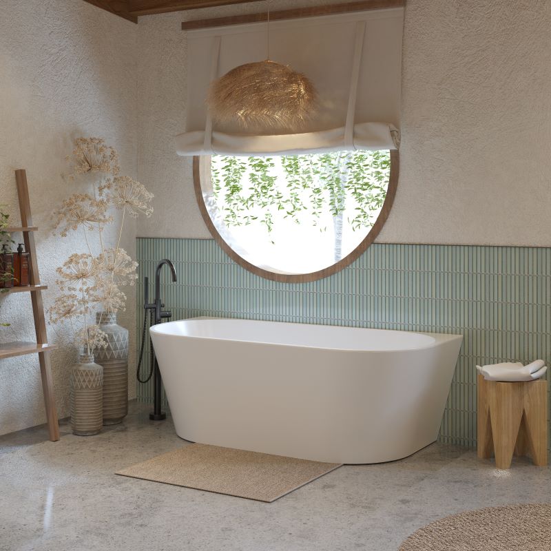 Cortona Back to Wall Bathtub