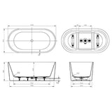 Prato Freestanding Bathtub