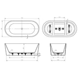Prato Freestanding Bathtub