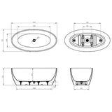Versilia Freestanding Bathtub