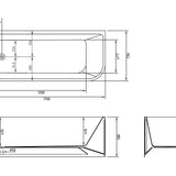 Modica Back to Corner Bathtub