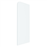 Radius Fixed Glass Frameless Shower Panel - 900mm