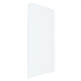 Radius Fixed Frameless Glass Shower Panel - 1200mm