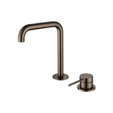 Mica Soft-Square Hob Basin Mixer Set