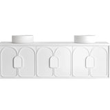 Laguna 1800mm Satin White Wall Hung Vanity