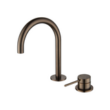Mica Gooseneck Hob Basin Mixer Set