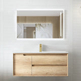 Byron 1200mm Natural Oak Wall Hung Vanity