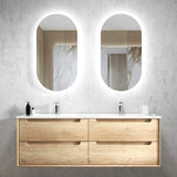 Byron 1500mm Natural Oak Wall Hung Vanity