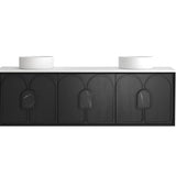 Laguna 1800mm Black American Oak Wall Hung Vanity