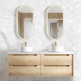 Byron 1500mm Natural Oak Wall Hung Vanity