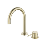 Mica Gooseneck Hob Basin Mixer Set
