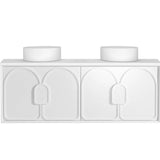 Laguna 1500mm Satin White Wall Hung Vanity
