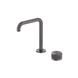Mica Fluted Soft-Square Hob Basin Mixer Set