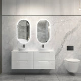 Noosa 1500mm Satin White Wall Hung Vanity