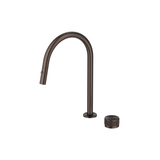 Mica Fluted Pull-Out Hob Mixer Set