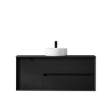 Byron 1200mm Black Oak Wall Hung Vanity