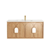 Laguna 1200mm Natural American Oak Wall Hung Vanity