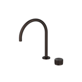 Mica Tall Fluted Gooseneck Hob Sink/Basin Mixer Set
