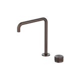 Mica Fluted Soft-Square Hob Sink/Basin Mixer Set