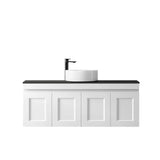 Hampton Mark II 1200mm Satin White Wall Hung Vanity