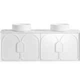 Laguna 1500mm Satin White Wall Hung Vanity