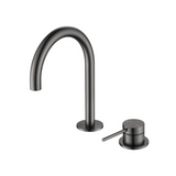 Mica Gooseneck Hob Basin Mixer Set