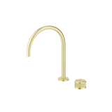 Mica Tall Fluted Gooseneck Hob Sink/Basin Mixer Set