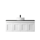 Hampton Mark II 1200mm Satin White Wall Hung Vanity
