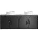 Laguna 1500mm Black American Oak Wall Hung Vanity