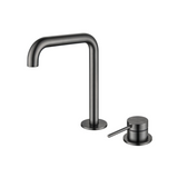 Mica Soft-Square Hob Basin Mixer Set